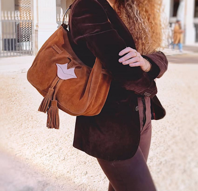 Camel MIKI CITY soft tote bag |Gloria Balensi