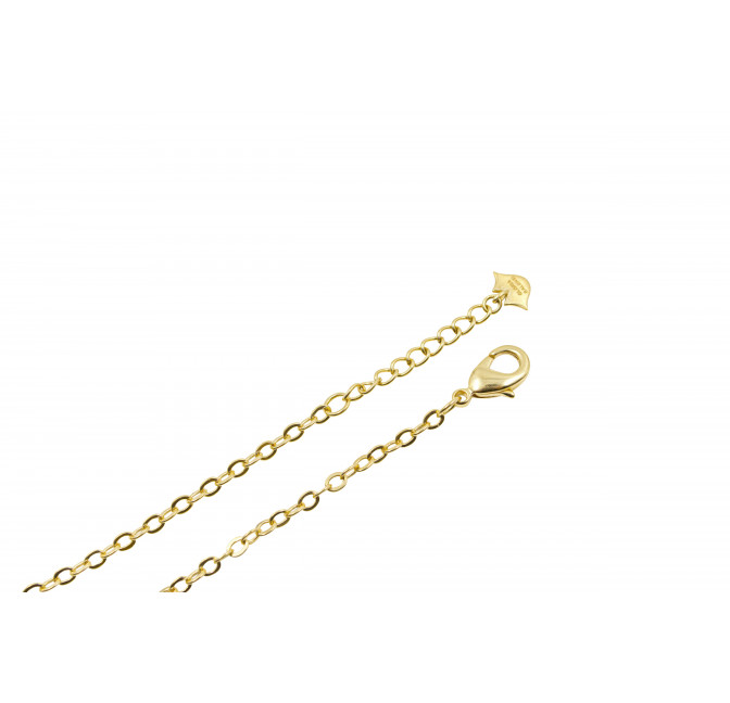 Bracelet toggle THÉODORA plaqué or, avec pierres semi-précieuses vue 5 |Gloria Balensi