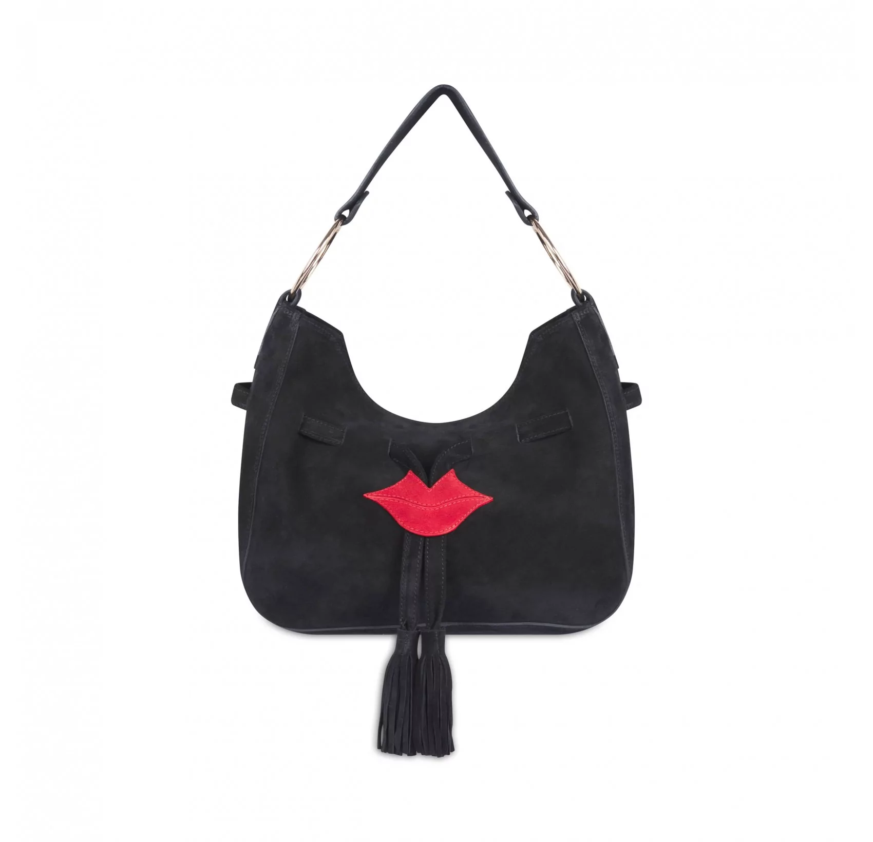 Black and red MIKI CITY soft tote bag |Gloria Balensi