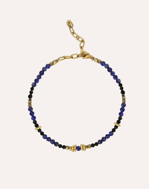 OSIRIS bracelet in Lapis Lazuli and black Spinel |Gloria Balensi