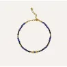 OSIRIS bracelet in Lapis Lazuli and black Spinel