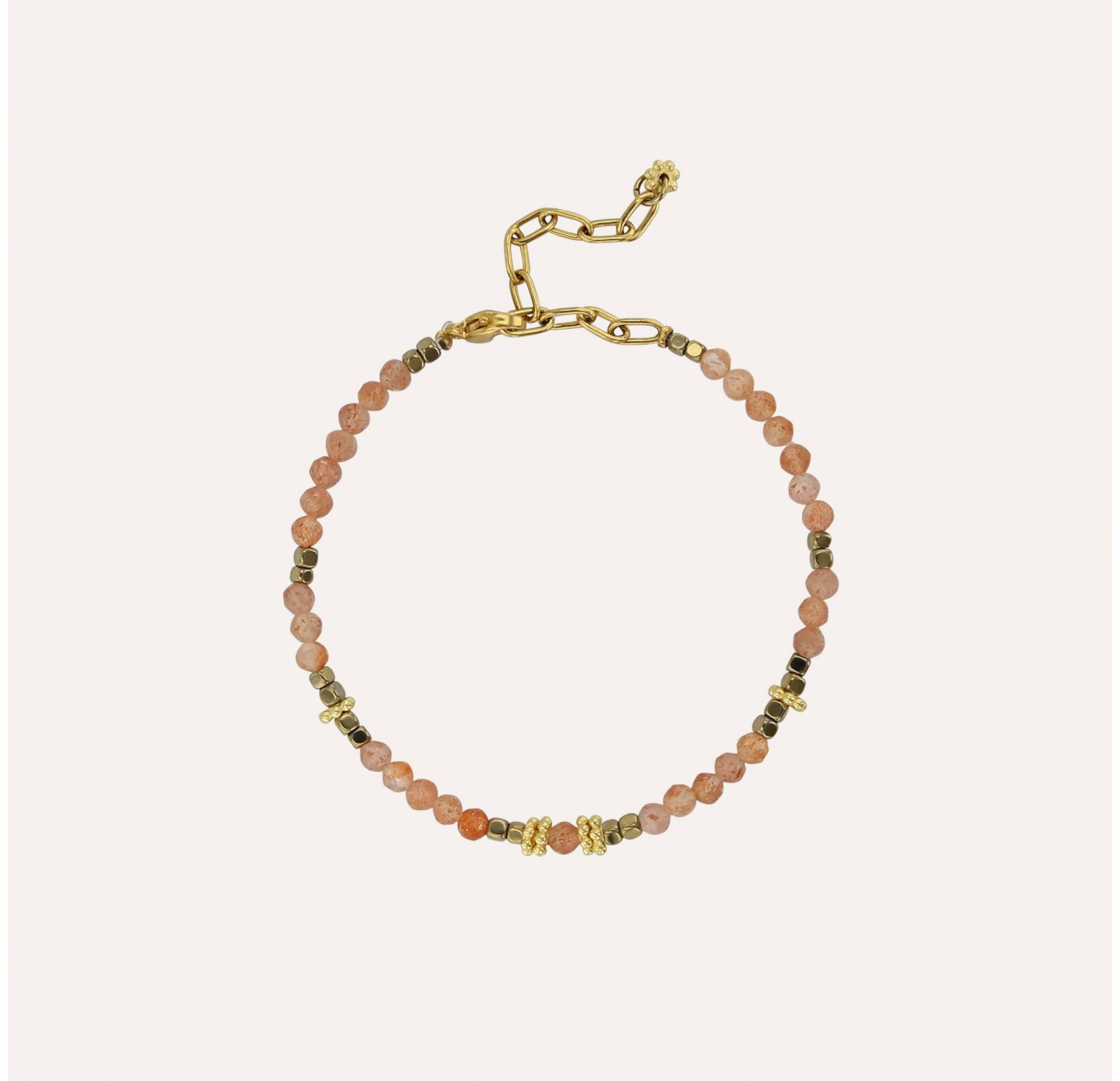 Bracelet pierre de soleil OSIRIS| Gloria Balensi bijoux