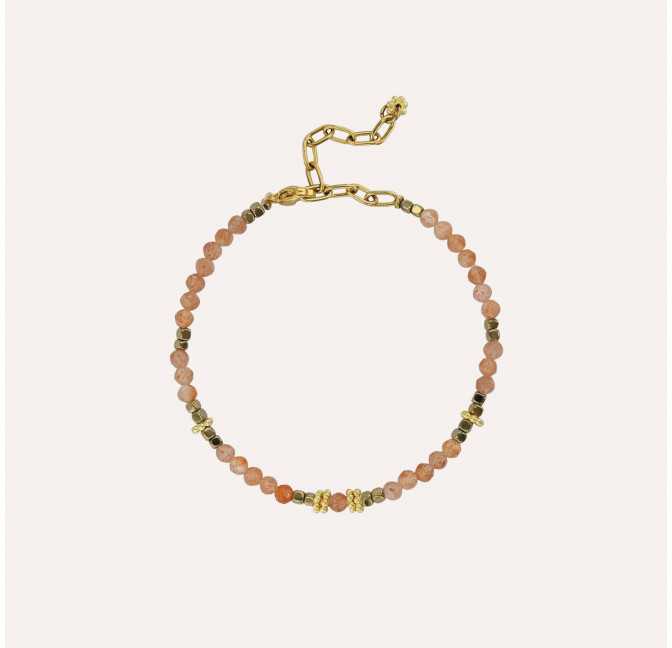 OSIRIS bracelet in sunstone | Gloria Balensi jewellery
