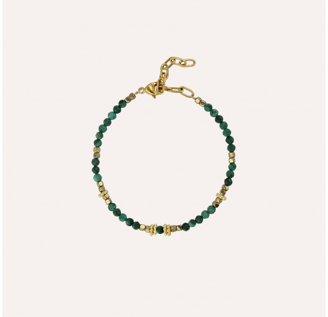 OSIRIS bracelet in malachite | Gloria Balensi jewellery