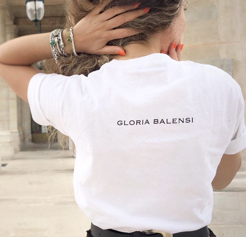 Tee-shirt Arty Gloria Balensi dos vue n°2