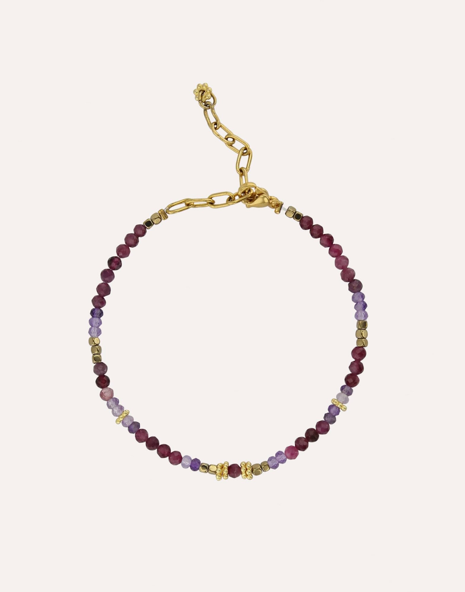 Bracelet rubellite et améthyste OSIRIS |Gloria Balensi