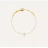 GAÏA zirconium pear cord bracelet