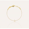 GAÏA moonstone pear cord bracelet