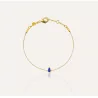 GAÏA lapis-lazuli pear cord bracelet