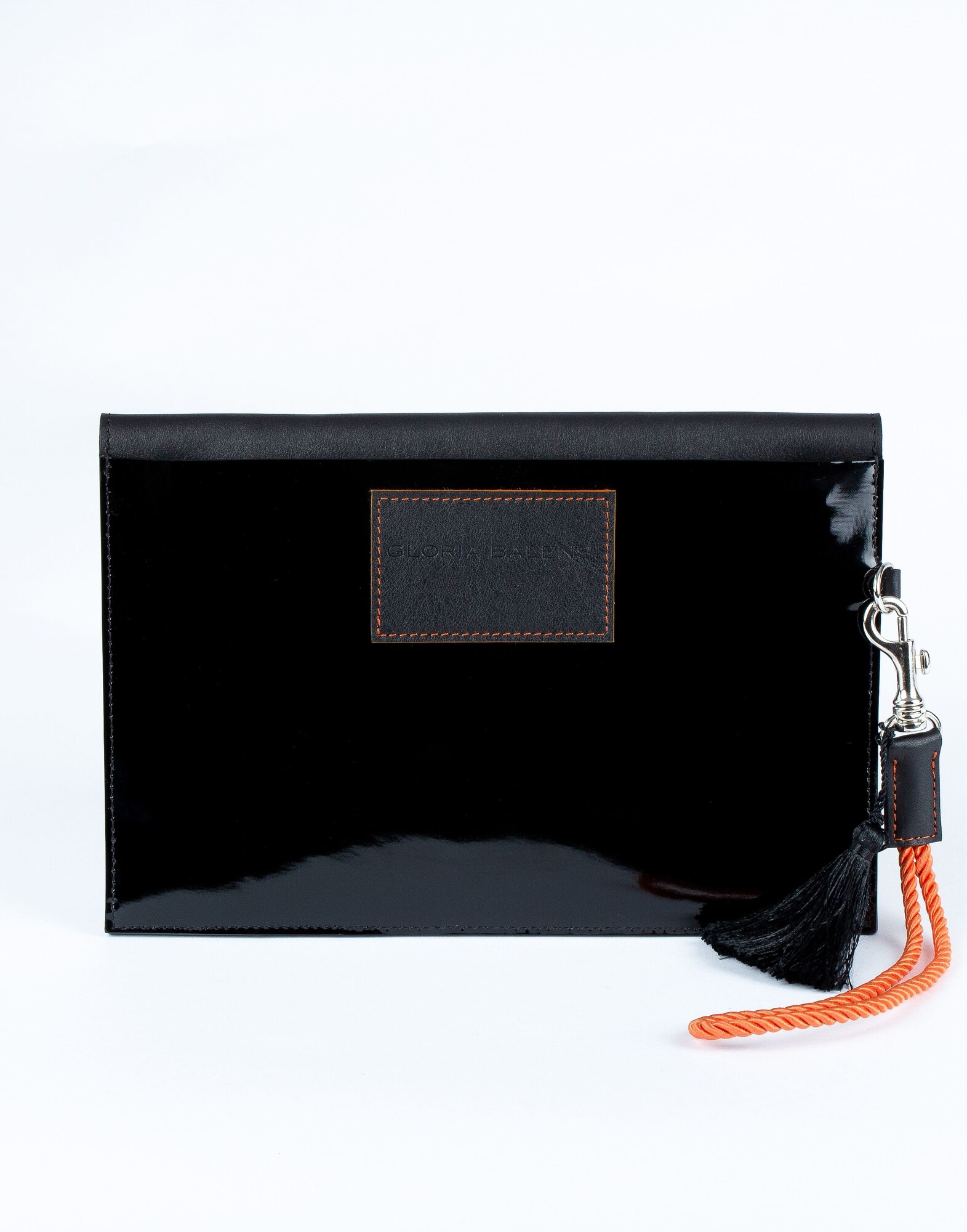 Orange MILY clutch bag |Gloria Balensi