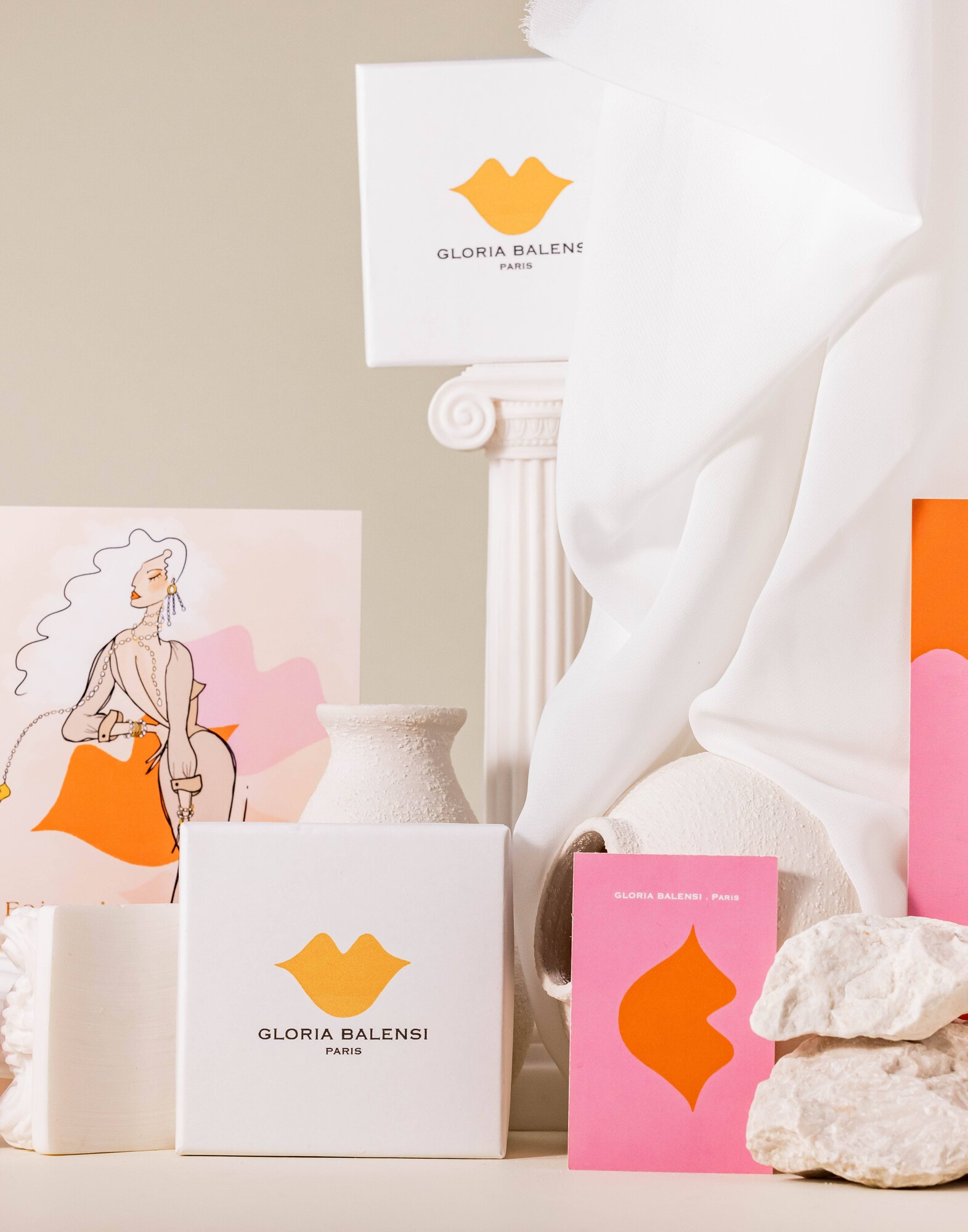 Packaging, case Gloria Balensi jewellery | Gloria Balensi Paris jewellery