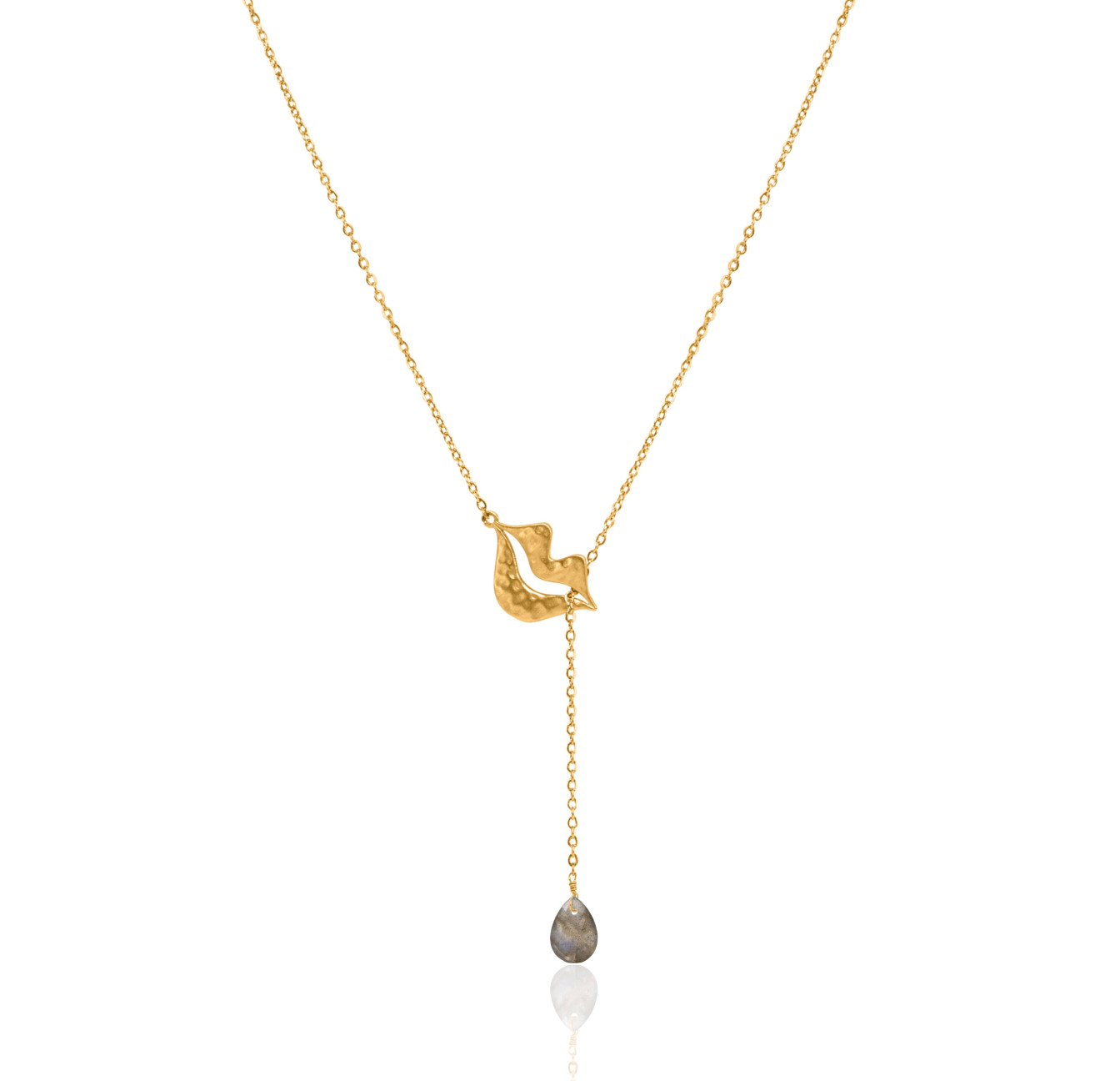 HÉRA customisable stainless steel tie necklace | Gloria Balensi