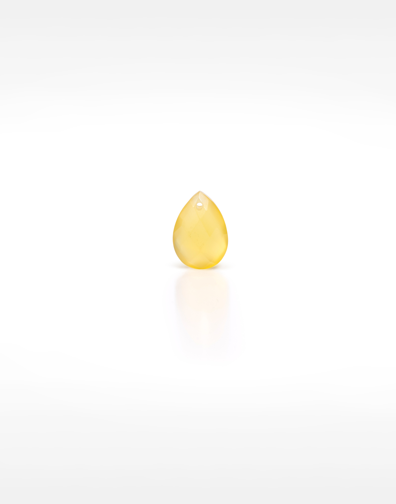 Yellow chalcedony pear - HÉRA| Gloria Balensi