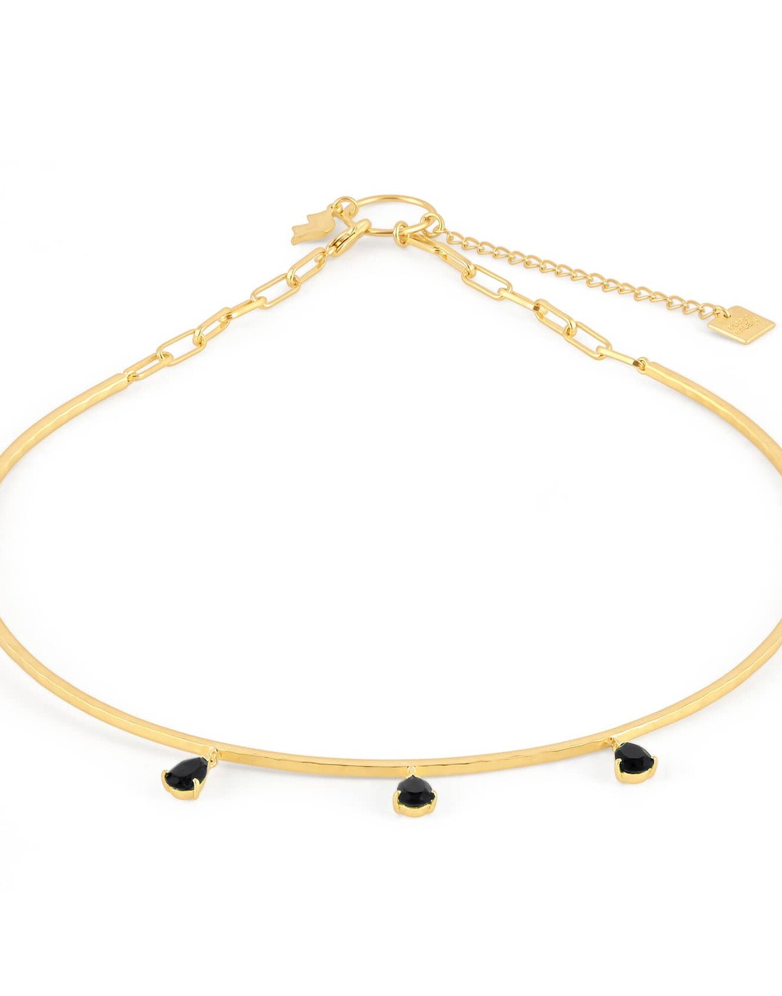 Collier torque NAYA avec Onyx noir |Gloria Balensi