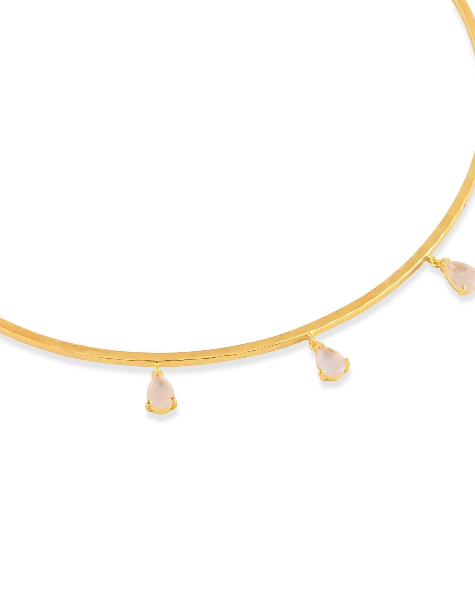 Collier torque NAYA avec quartz rose |Gloria Balensi