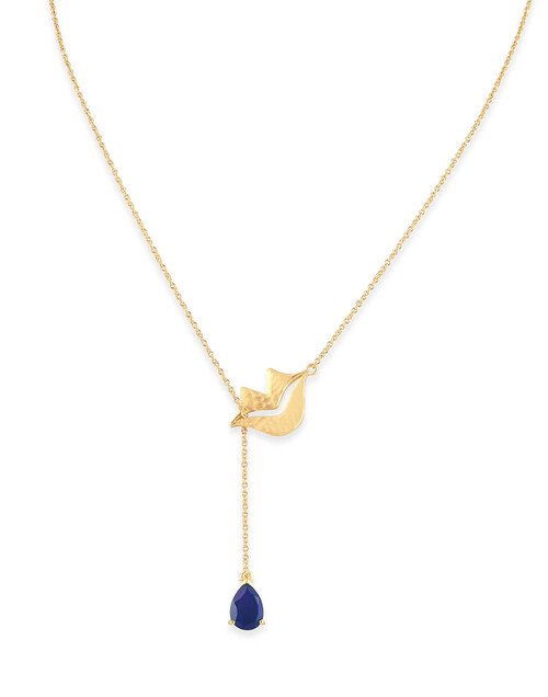 HÉRA chain necklace with Lapis lazuli |Gloria Balensi