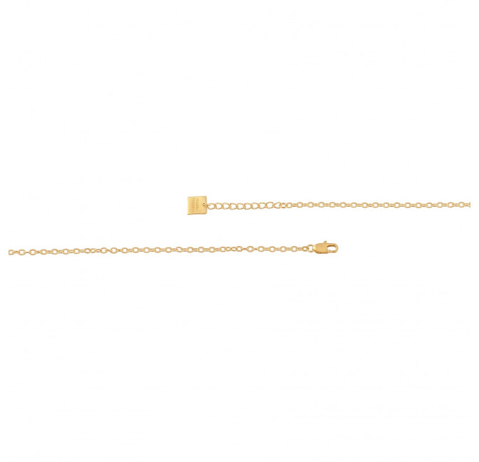 VENUS chain necklace with Lapis lazuli, clasp view | Gloria Balensi