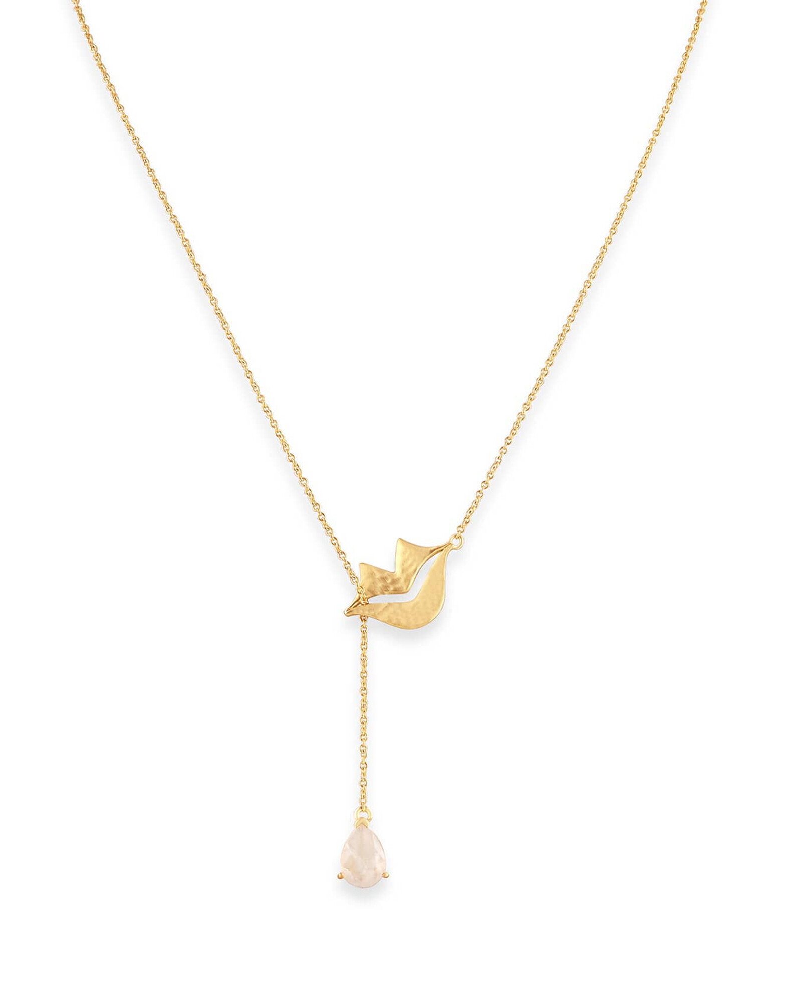 Collier chaîne HÉRA avec quartz rose |Gloria Balensi