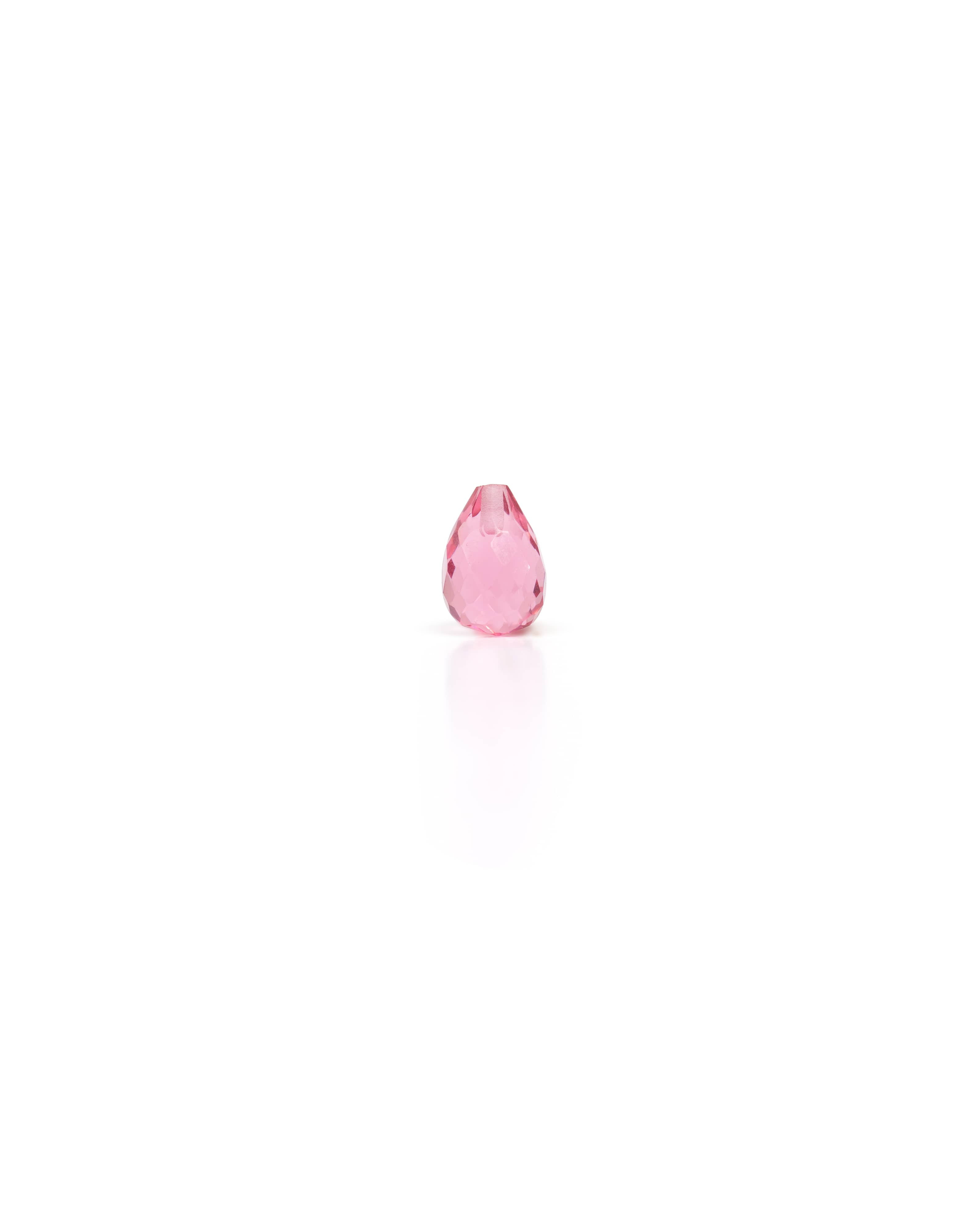 Tourmaline rose briolette 8 mm